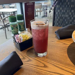 Lavender lemonade it has vodka in itit's very smooth the vodka sneak up on...