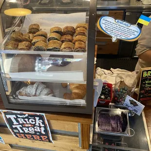How our Rugelach is displayed at a display of a customer's cafe
