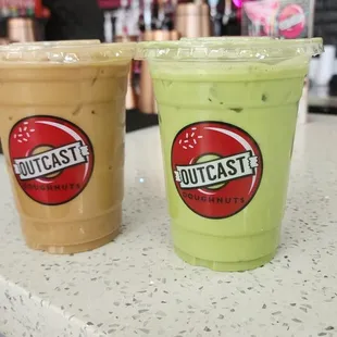 DIRTY CHAI AND LAVENDER WHOTE CHOCOLATE MATCHA