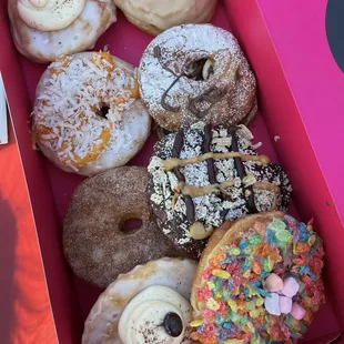 donuts, food, dough desserts