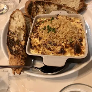 Lump crab gratin