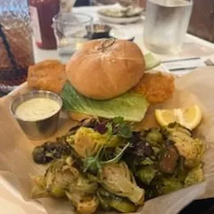 Battered Fish Sandwiches