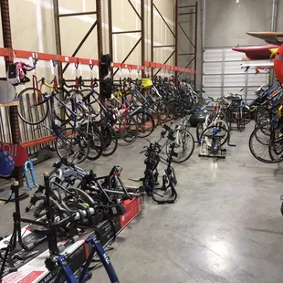 back bike area