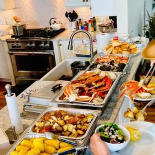 Clambake buffet