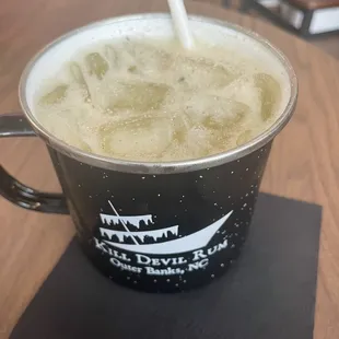 The Matchakiller with fresh grated nutmeg on top. So refreshing.