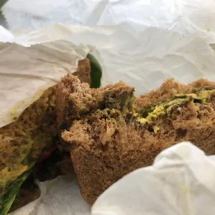 Nana Loves breakfast sandwich