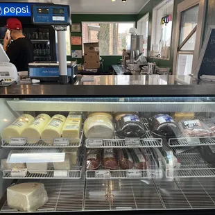 Deli meats and cheeses