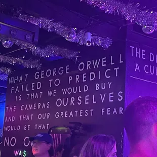 Awesome quotes on the walls.