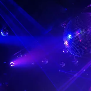 Shiny disco balls