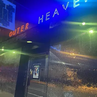 Signage from outside.