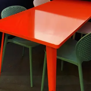 Stylish outdoor dining