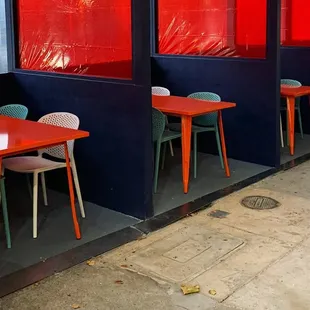 Cozy heated outdoor parklet!