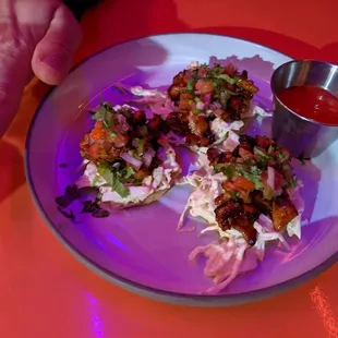 Korean Chicken Tacos