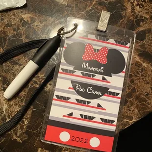 One of the monorail pub crawl stops in the Contemporary