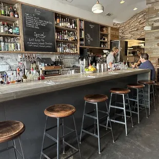 Interior bar at Outerlands on Judah