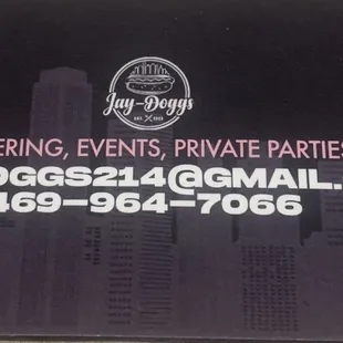 Jay Dogg tacos and hot dogs