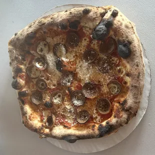 Via Farina pizza in VIP area