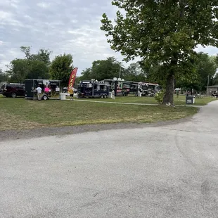 Food truck vendor area
