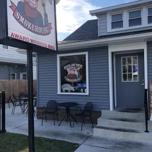 Front view from outside