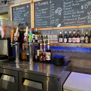 Beer and wine options!