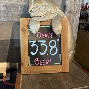 Draft beer!