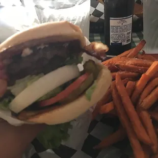 Blue Cheese Bacon Burger