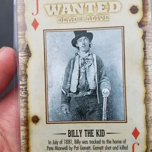 Your order number doubles as a playing card