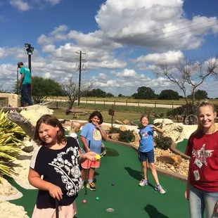 Fun putt putt!