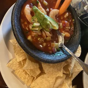 Small shrimp cocktail