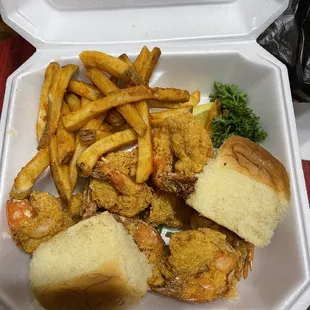 Fried Shrimp Plate