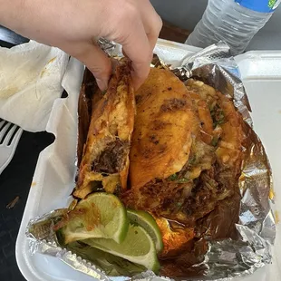 Birria tacos