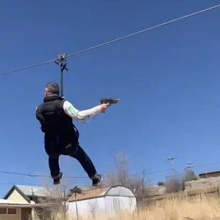 I think I missed all of the targets, but it was fun to try