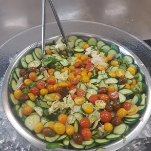 a salad in a bowl