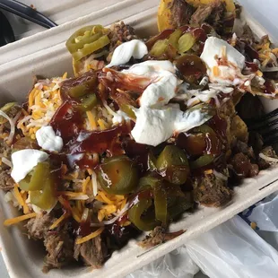 Loaded BBQ Nachos