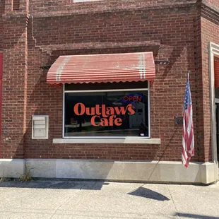 the outside of the building