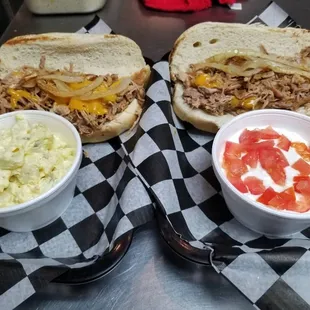 Pulled pork sandwich of the week special