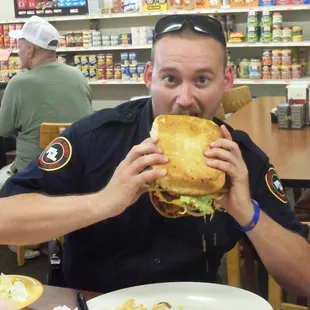 "Whole Herd" Burger on a Home Made Bun