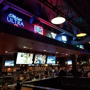 Bar area. Great steaks