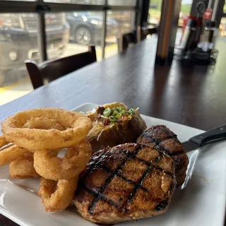 House made teriyaki pork chops