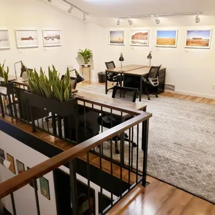New dedicated desk space in the loft at Outlet