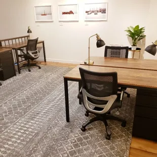 New dedicated desk space in Outlet loft