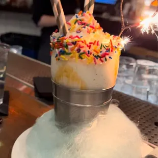 Sprinkles milkshake