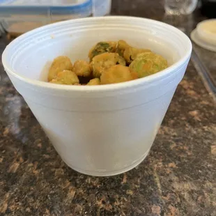 $7 for 1/2 pint of fried okra