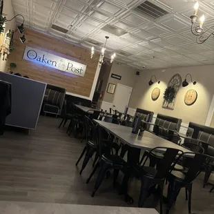 Expanded interior - back room seating