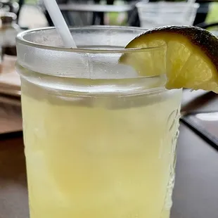 Spicy Hombre Margarita - in-house pineapple jalapeño infuse tequila , triple sec and sour mix -PERFECT HEAT &amp; BOOZY