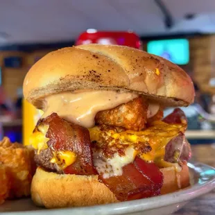 Jimmy Burger (PRO MOVE - put some tots one it)