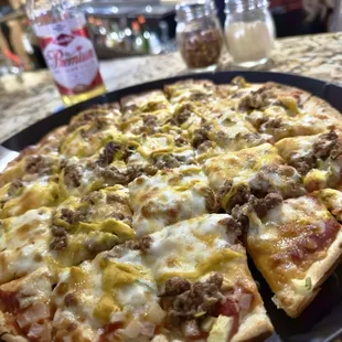 Cheeseburger Pizza