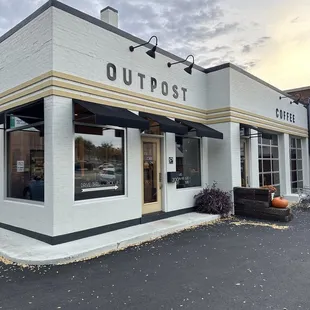 Outside