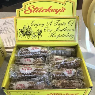 Stucky's pecan logs small ones