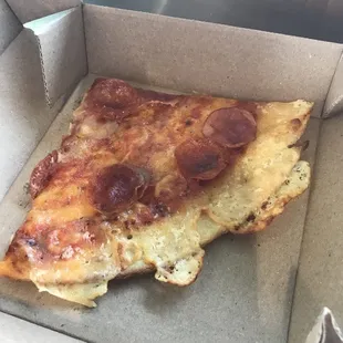 Very thin crust pizza was very good